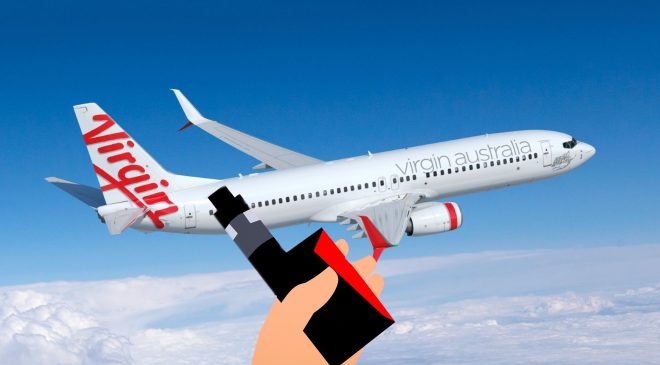 Melbourne Uçağında Vape Yangını