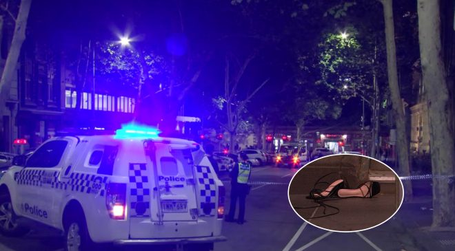 Melbourne CBD’de gece yarısı pala saldırısı