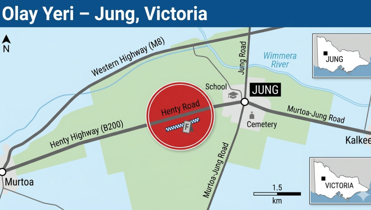 Victoria’da yol kenarında erkek cesedi bulundu