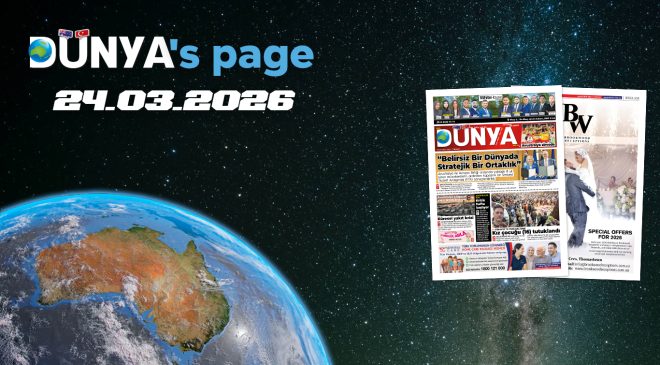 Dünya Gazetesi 24 Mart sayısı dijitalde yayında