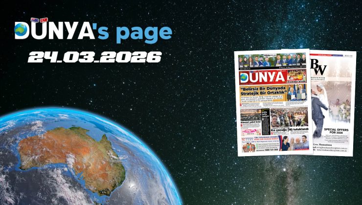 Dünya Gazetesi 24 Mart sayısı dijitalde yayında